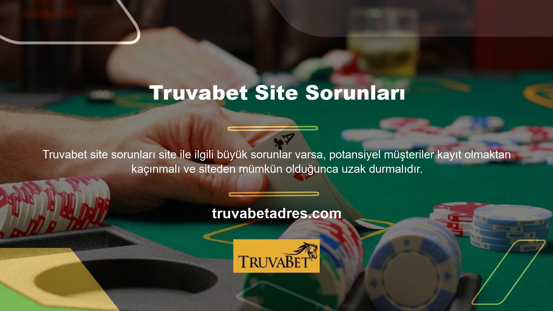 Kuşkusuz, Truvabet güvenilir ve sorunsuz bir kayıt süreci sunan sitelerden biridir